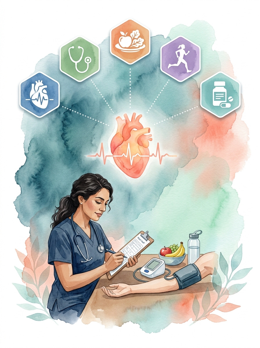 Persona formándose en Control de la Hipertensión Arterial