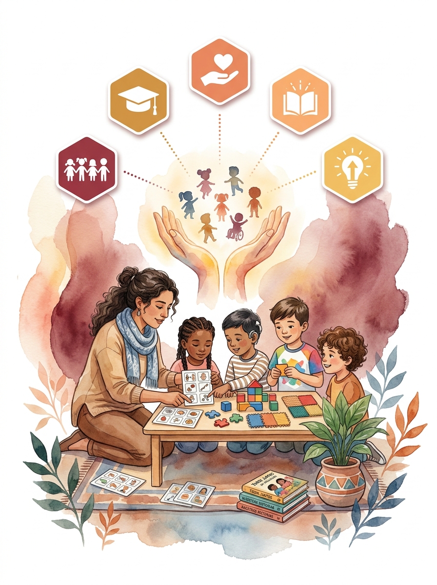 Persona formándose en Estrategias de Educación Inclusiva